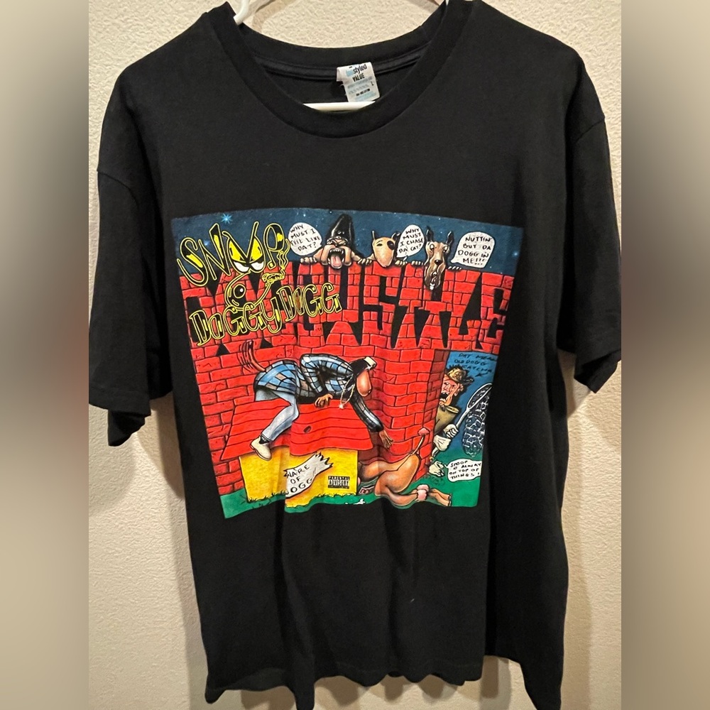 snoop dog album cover shirt, size large